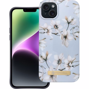 Suojakuori iPhone 14 PLUS:lle Forcell F-Protect Mirage yhteensopiva MagSafe spring flowers