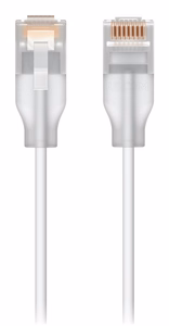 Ubiquiti UACC-Cable-Patch-EL-1M-W networking cable Translucent, White Cat6