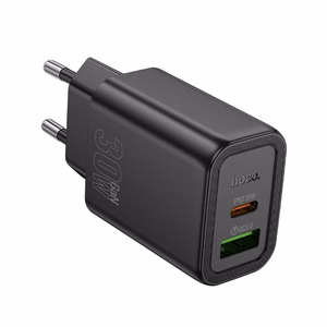 Puhelinlaturi Hoco USB A + USB C QC3.0 PD 3A 30W N63 musta