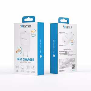 Forever TC-01-20C PD QC charger 1x USB-C 20W white