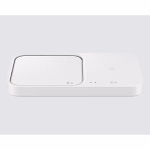 100% alkuperäinen langaton laturi Samsung Duo EP-P5400TWEGEU, valkoinen, 15W, mukana verkkolaturi ja kaapeli