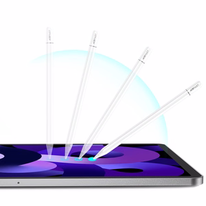 Acefast V3 kapasitiivinen stylus iPad langattomalla latauksella ja 2 vaihtokärjellä - valkoinen