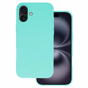 Silicone Lite Suojakuori iPhone 16:lle - minttu