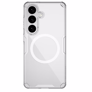 Nillkin Nature TPU Pro MagSafe yhteensopiva suojakuori Samsung Galaxy S26:lle valkoinen
