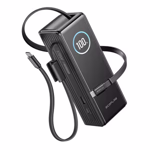 EcoFlow RAPID Varavirtalähde 25000mAh, 170W (sisäänrakennetut 100W kaapelit)
