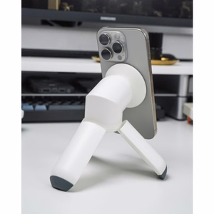 STM MagPod MagSafe-compatible tripod for iPhone, white