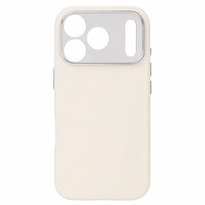 Liavec Silk Shield suojakuori metallisella kamerakehyksellä Iphone 17 Pro Max -puhelimelle beige