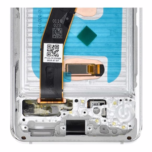 LCD-näyttö SAMSUNG S20 4G valkoinen SOFT OLED kehyksellä