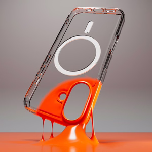 SBS Extreme Mag D3O MagSafe Suojakuori iPhone 16:lle - läpinäkyvä