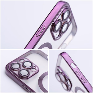 Suojakuori iPhone 11 PRO:lle Electro Mag Cover yhteensopiva MagSafen kanssa violetti