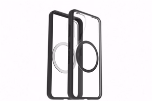Samsung React Magnet Case -suojakuori Samsung Galaxy S25 -puhelimelle, musta