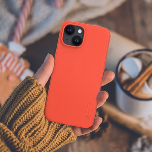 Nillkin Super Frosted Shield Pro -suojakuori iPhone 15 Plus:lle - musta