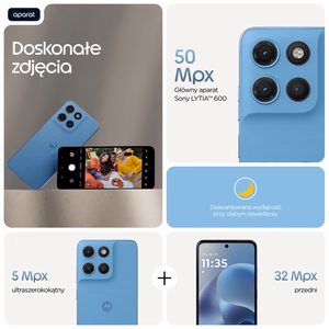 Motorola moto g17 17.1 cm (6.72") Dual SIM Android 15 USB Type-C 4 GB 128 GB 5200 mAh Blue