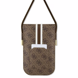 Guess suojakuori GUOWBP4RPSW ruskea lompakko 4G Stripes