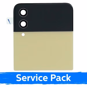 LCD-näyttö Samsung F721 Z Flip4 (ULOMPI) kehyksellä / keltainen / (Service Pack)