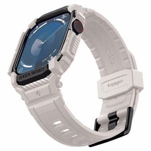 Spigen Rugged Armor Pro Hihna Apple Watch 10:lle (46MM) - beige