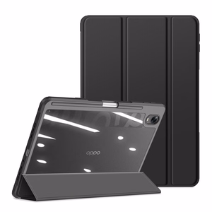 Dux Ducis Toby panssaroitu Flip Smart Case Oppo Pad kynänpidikkeellä Musta