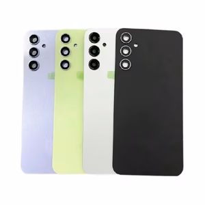 Takakuori Samsung A346 A34 5G / Hopeinen / (kameran linssillä) OEM