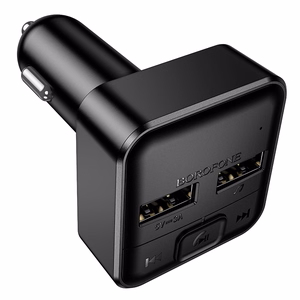 Borofone Transmitter FM BC63 Selecto MP3, Bluetooth - 2xUSB - black