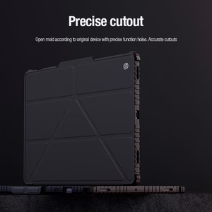 Nillkin Bumper Nahkainen Case Pro Suojakuori Samsung Galaxy Tab S9+:lle - musta