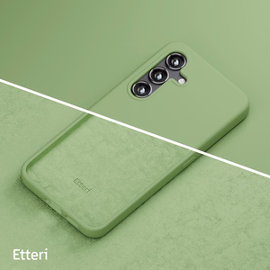 Etteri silikonikuori Samsung Galaxy S24 Plus - vaaleanvihreä