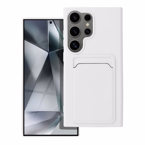 Suojakuori Samsung S24 ULTRA:lle Card Case valkoinen