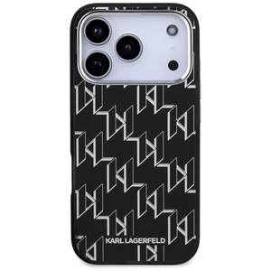 Karl Lagerfeld IML KL Monogram MagSafe -suojakuori iPhone 17 Pro - musta