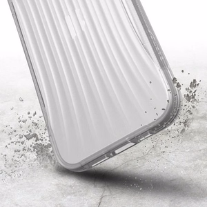 Raptic X-Doria Clutch suojakuori laitteelle iPhone 14 Plus, läpinäkyvä