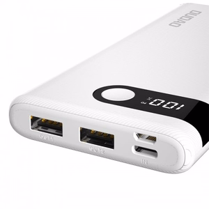 Power Bank Dudao "K9 Pro" Black 10000mAh (2xUSB / Type-C / MicroUSB) (LED display)