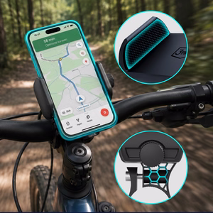 3mk BikeGrip polkupyörän ja potkulaudan puhelinteline – musta