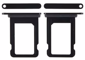SIM-kortinpidike iPhone 12 mini musta alkuperäinen (käytetty Grade A)