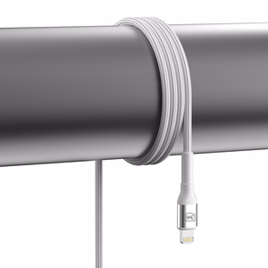 3mk Hyper Cable N-SERIES USB-C / Lightning 1m 9V/2A 20W - valkoinen