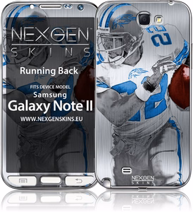 Nexgen 3D-tehosteinen koristetarra Samsung Galaxy Note 2 -laitteelle, Running Back 3D
