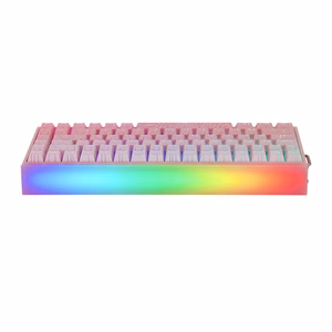 HERO84 HE PINK+Gradient+Contour Dragon King RGB AULA gasket näppäimistö