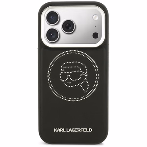 Karl Lagerfeld K Head Point Logo MagSafe Suojakuori iPhone 17 Prolle - Musta