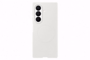 Samsung Silicone Magnet Case for Samsung Galaxy Z Fold 8 compatible with MagSafe + 2 anti-reflective films - white