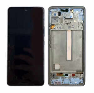 LCD-näyttö Samsung A536 A53 5G 2022 kosketusnäytöllä ja kehyksellä Awesome Blue alkuperäinen (service pack)