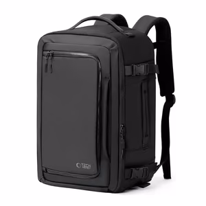 Tech-Protect Defender S50 reppu Ryanair & Wizzair -lentoyhtiöille, 20L kannettavalle tietokoneelle - musta