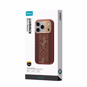 Punainen Benks Magnetic Armor Pro Knight kevlar- ja metallikehyksinen suojakuori (C.K.FL.AP.GD.BA72) malleihin iPhone 18 Pro / iPhone 17 Pro Camera Control -painikkeella