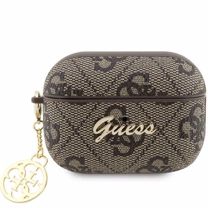 Guess 4G Charm Collection Suojakuori AirPods Pro / Pro 2 (2022/2023) - ruskea