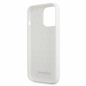 Mercedes Silver Stars kuvio Kotelo iPhone 13 Pro Maxille - Valkoinen