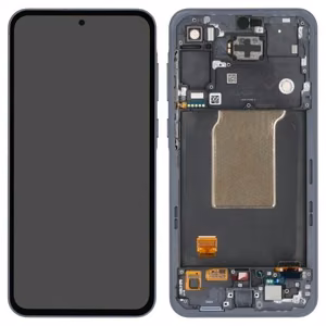 LCD screen Samsung A556 A55 5G with touch screen and frame Awesome Navy original (used Grade B)