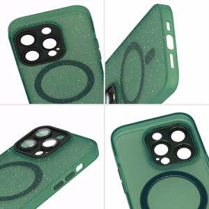 Tel Protect Magnetic Splash Frosted Case for Iphone 15 Pro Green