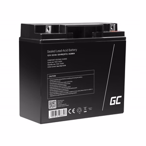 Green Cell AGM54 – suljettu VRLA AGM -akku, 12 V, 22 Ah