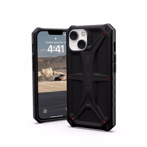 UAG Monarch Suojakuori iPhone 14 Plus:lle - musta kevlar
