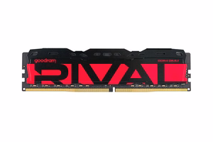 DDR4 2x8GB sarja UDIMM goodram RIVAL säteilevä punainen
