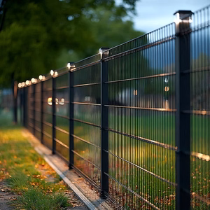 GreenBlue GB128 – 100×100 mm aurinkokäyttöinen LED-aitatolppavalo hämärätunnistimella