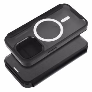 SMART MAG Book Suojakuori MagSafe-yhteensopiva IPHONE 16:lle Musta