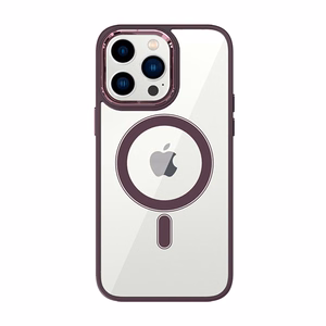 Tel Protect Magneettinen kirkas Suojakuori iPhone 11 Pro Max:lle kirsikanpunainen