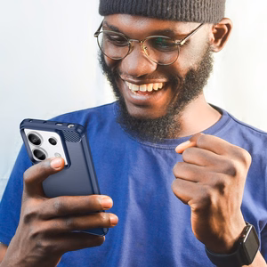 Carbon Suojakuori Xiaomi Redmi Note 13 Pro:lle - sininen